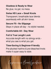 Brooklyn Hair Blunt Cut Glueless Wig 5x5 Swiss HD Pre-Cut Lace Bob Invisible Knots